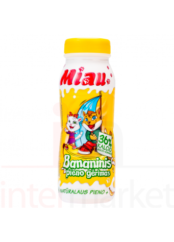 Pieno gėrimas MIAU bananinis 450ml